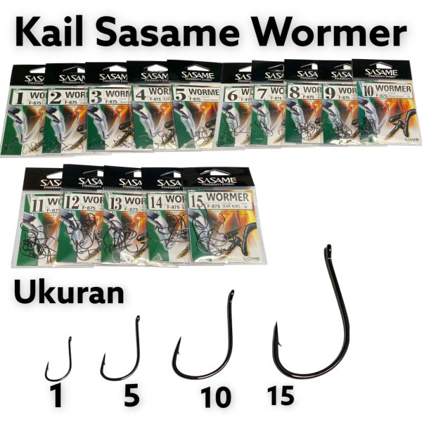 Kail Sasame Wormer(208) Black Nikel