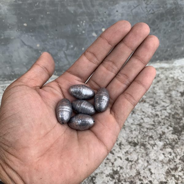 Timah Pancing ukuran besar berbagai bentuk