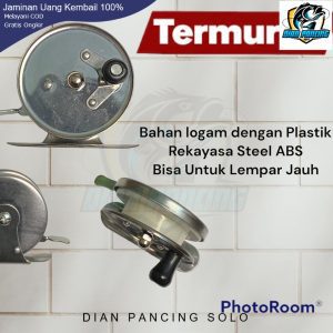 Reel Pancing Tokos ukuran D50 untuk teknik lemparan