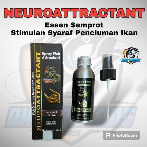 Neuroattractant Spray Fish Attractant Ikan Umpan Pancing Asli Original Semprot, Untuk Semua Jenis Ikan, Semua Jenis Media, Rawa, Laut, Kolam, Galatama, Galapung, Sungai DLL mancing joran