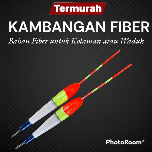 KAMBANGAN Pancing FIBER ISI 1 Pcs UNTUK MANCING KOLAMAN DAN WADUK