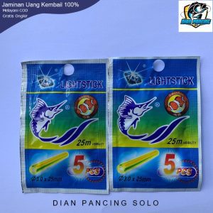 Starlite / light stik / fosfor Lampu Pancing ukuran 3.0 x 25mm isi 5pcs