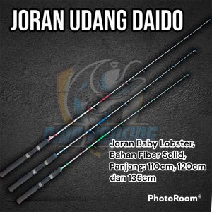 Joran Udang Daido Baby Lobster 2 sambungan max drag 4kg