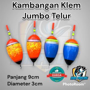 pelampung pancing KLEM JUMBO TELUR untuk Mancing ikan monster