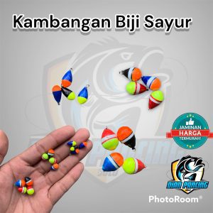 pelampung pancing beje sayur bulat Isi 10 pcs untuk pancing