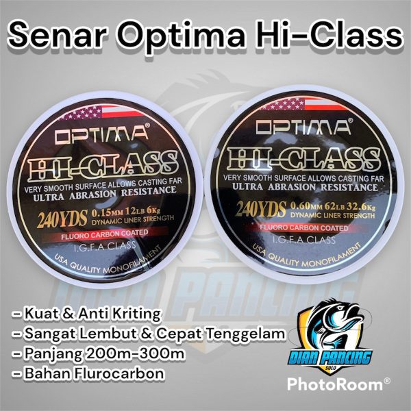 SENAR PANCING OPTIMA HI CLASS 240yds 330yds Cocok Buat Ikan Monster
