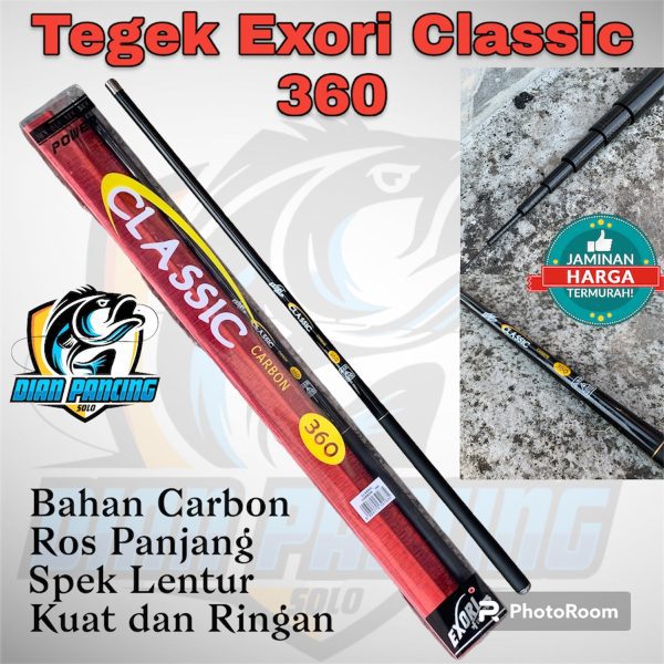 Joran Tegek Exori Classic 360 450 New Power Best Seller