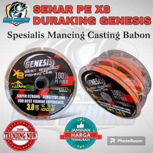 SENAR PANCING PE DURAKING GENESIS X8 100M