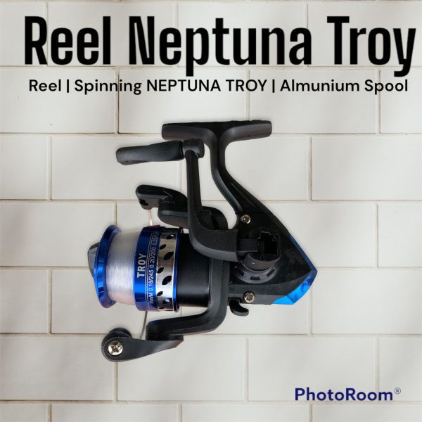 Reel Pancing Spinning NEPTUNA TROY Almunium Spool