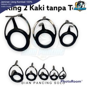 RING SANGAT KUAT GUIDE 2 Kaki untuk joran pancing