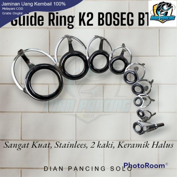 RING K2 BOSEG BTSG Kuat Dengan 2 Kaki Kramik Halus