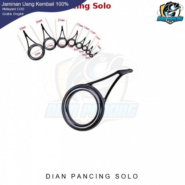 Ring Set Joran Berkualitas isi 10 untuk Alat joran para pemancing