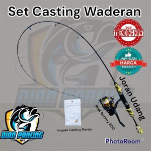 SET JORAN CASTING WADER 120cm Lengkap Dengan Umpan Rayap Reel Pancing Lure