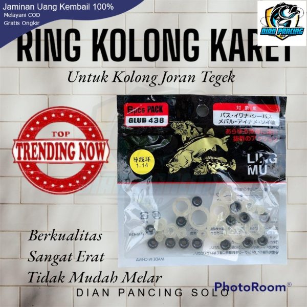 Ring Joran Tegek Karet Silica Simple Buat Ring Tegek