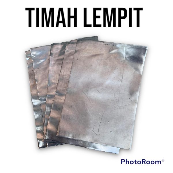 Isi 1 Pcs Timah Lempeng atau Lempit Alat Pancing