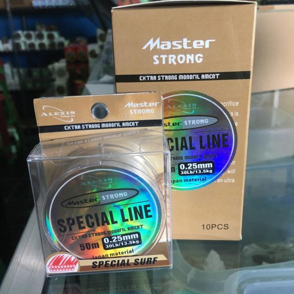 Senar Pancing Alexis SPECIAL LINE Monofilament Gak Gampang Kriting Warna Clear