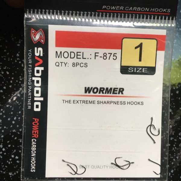 Mata kail pancing Sabpolo wormer F-875 - Gambar 6