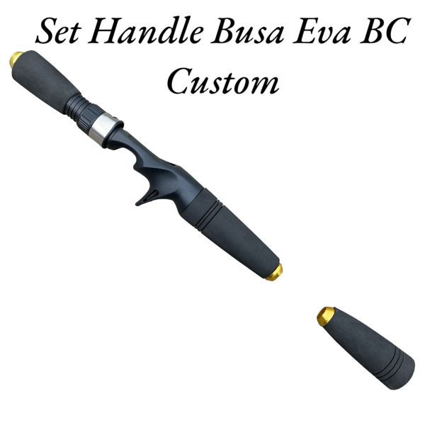 Set Handle Joran Busa Eva BC dan Spinning Custom Reel - Gambar 2