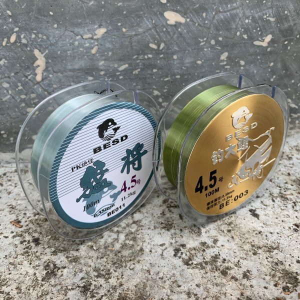 Senar Pancing BESD BE011 Warna Clear & BE003 Warna hijau Cocok Buat Mancing Lomba Galatama - Gambar 5