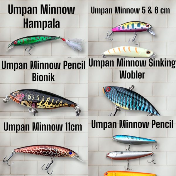 Umpan Minnow untuk Casting Segala jenis ikan