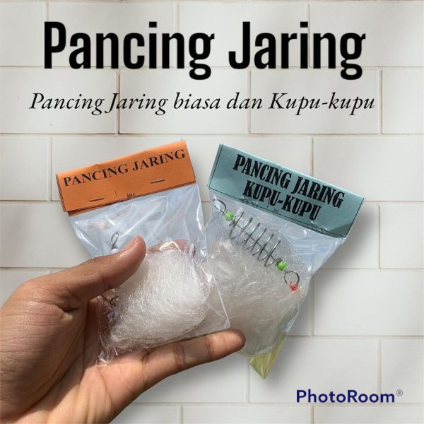 Pancing Jaring biasa dan Pancing Jaring Kupu-Kupu Ikan Joran