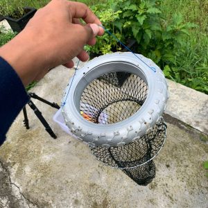 Karamba Tempat Ikan Hasil Pancingan Pancing
