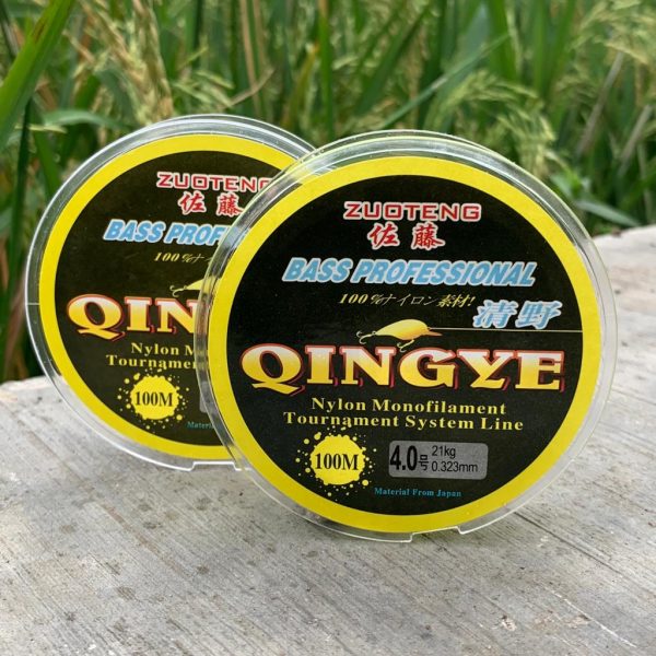 SENAR PANCING QINGYE Warna Kuning Bahan Nylon Monofilament Panjang 100m - Gambar 4