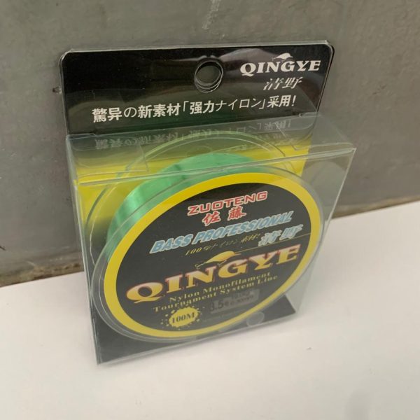 SENAR PANCING QINGYE warna Hijau Toska Bahan Nylon Monofilament Panjang 100m - Gambar 5