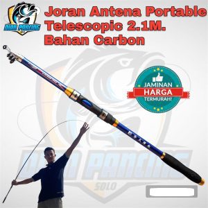 Alat Joran Pancing Antena Portable Telescopic 2.1M