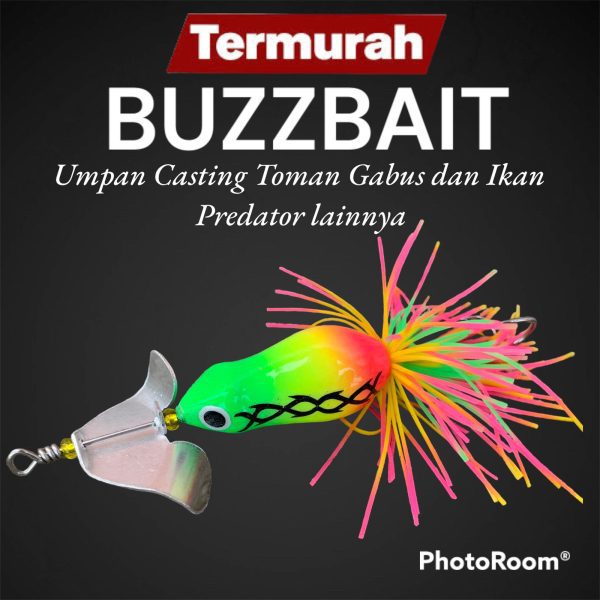 Umpan Lure Casting Buat Toman Gabus Buzzbait, Jump Frog dan Jaws Frog