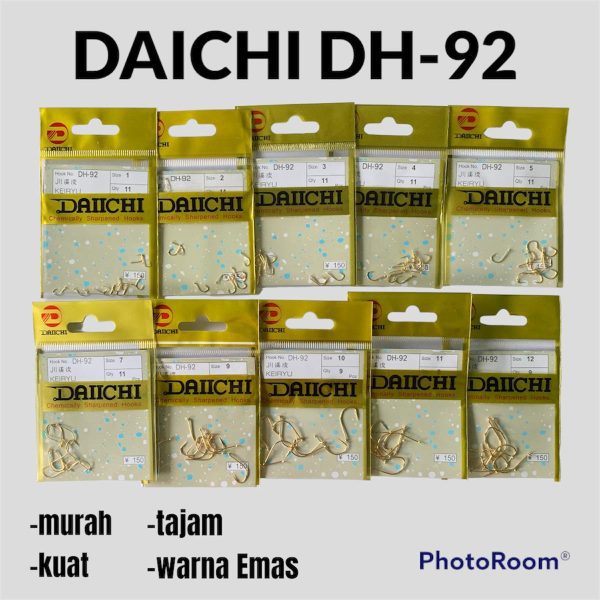Kail Pancing DAICHI KEIRYU DH-92 Warna Emas