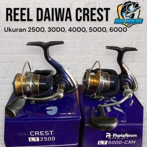 Reel Pancing Daiwa Crest 20 LT Size 2500, 3000, 4000, 5000, 6000 SPINING