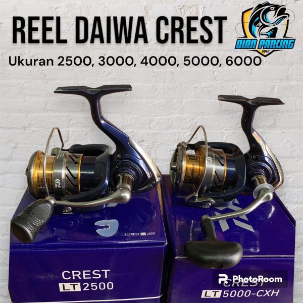 Reel Pancing Daiwa Crest 20 LT Size 2500, 3000, 4000, 5000, 6000 SPINING