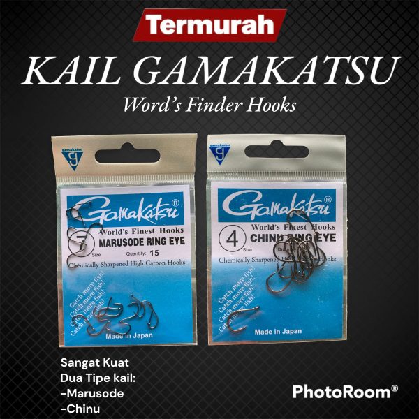 Kail Pancing GAMAKATSU MARUSODE & CHINU RING EYE