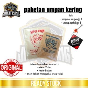 Paket Umpan Mancing Serbuk Jagung Jaliteung Amis Pancing Ikan Mas