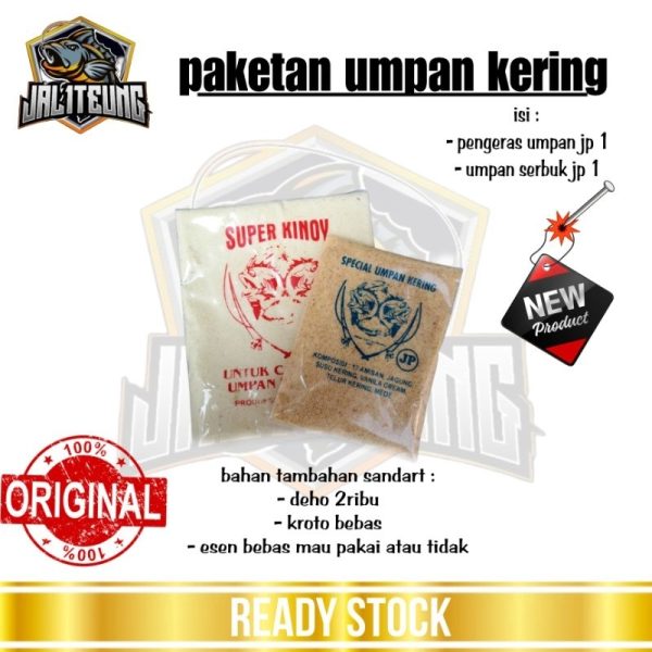 Paket Umpan Mancing Serbuk Jagung Jaliteung Amis Pancing Ikan Mas