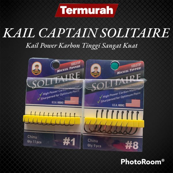 Kail Pancing CAPTAIN Solitaire Bradley Ikan Bawal Lele