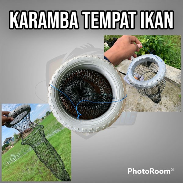 Karamba Tempat Ikan Hasil Pancingan Pancing