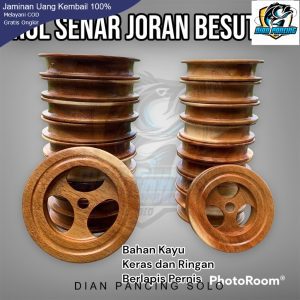 Rol Senar Joran Besutan / Klotok bahan Kayu Pancing