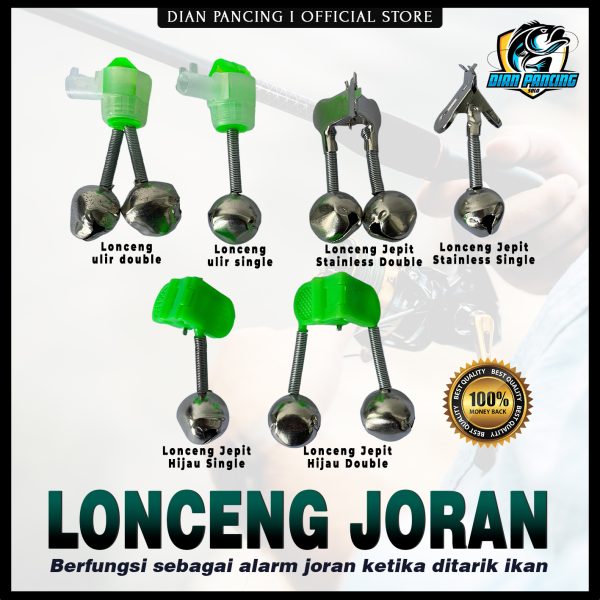 Lonceng Jepit Pancing untuk Ujung Joran lonceng alat pancing