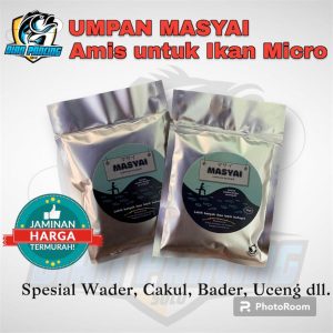 Umpan Siap Pakai Masyai 30gr Buat Ikan Wader atau Cakul Uceng dan Putihan