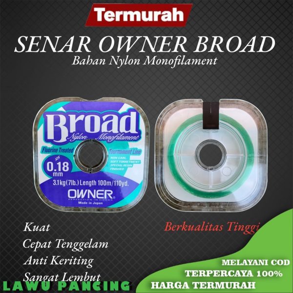 Senar Pancing Owner Broad 100m