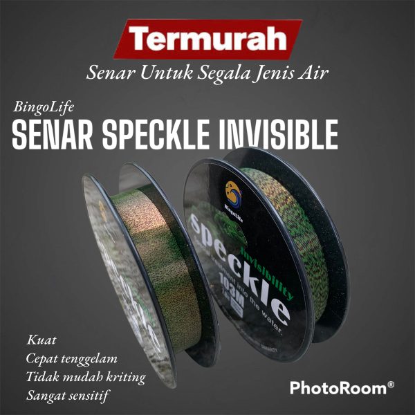 Senar Pancing Speckle Invisible Line Panjang 100M Laut Olahraga Ikan