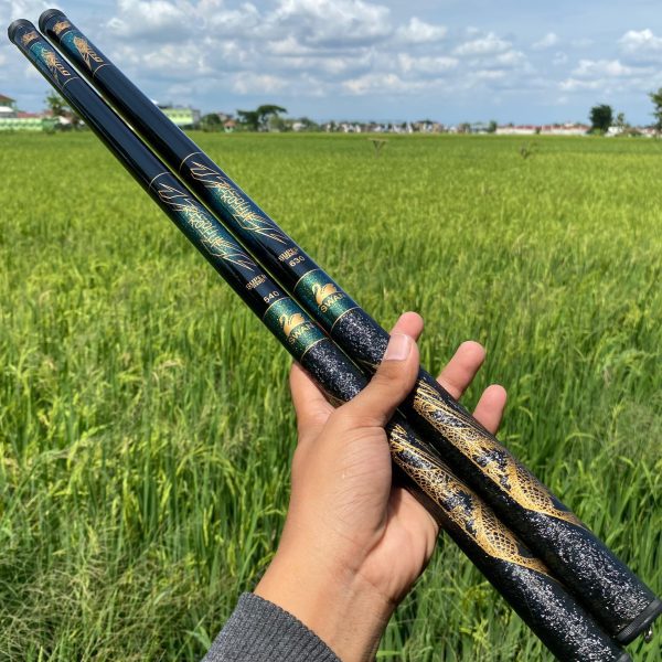 Joran Tegek Swan King Fiber Super Hard Medium Action - Gambar 9