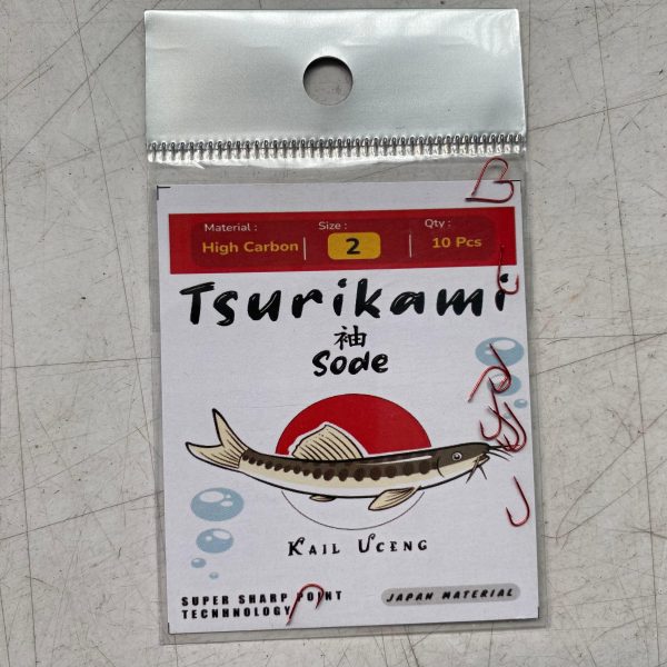 Kail Pancing Tsurikami Sode pancing ikan micro Non Lubang - Gambar 4