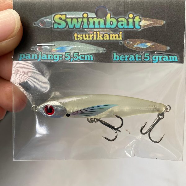 Umpan casting Minnow Tsurikami Swimbait umpan menyelam - Gambar 5