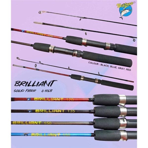 Joran NEPTUNA BRILLIANT | 8-17LB | Solid Fiber - Gambar 3