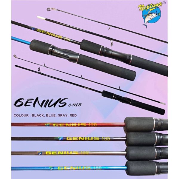 Joran Pancing NEPTUNA GENIUS | 8-17LB - 1.20M / 1.35M / 1.50M - Gambar 3
