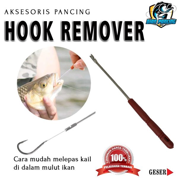 Hook Remover Pancing Alat Pencungkil Kail Alat Pelepas kail didalam Mulut Ikan