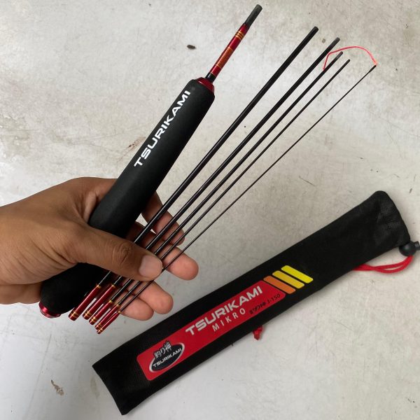 Joran Tegek Tsurikami Micro 150cm Fiber Solid Super Lentur - Gambar 2